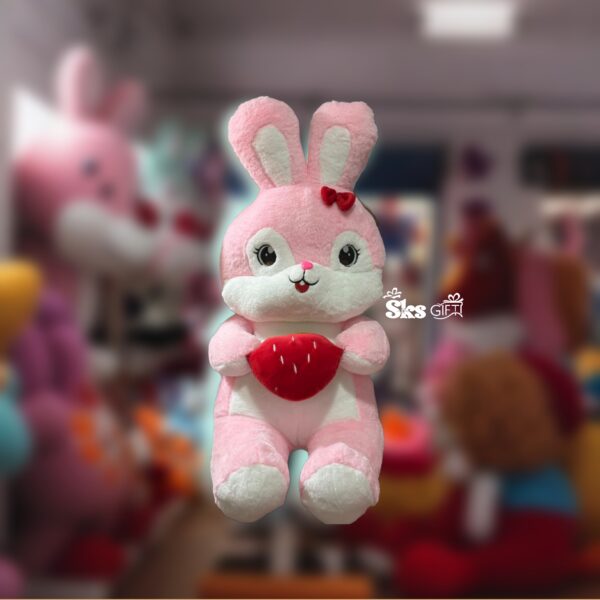Strawberry Rabbit Plush Toy