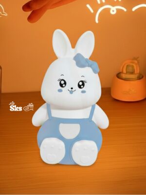 Silicon Rabbit Patting Lamp, Cute Night Light for Kids and Baby, Bedside Night Lamp