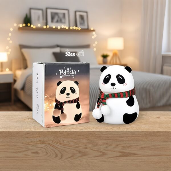 Silicon Panda Lamp, Cute Night Light for Kids and Baby, Bedside Night Lamp