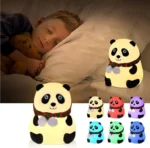 Silicon Panda Lamp, Cute Night Light for Kids and Baby, Bedside Night Lamp