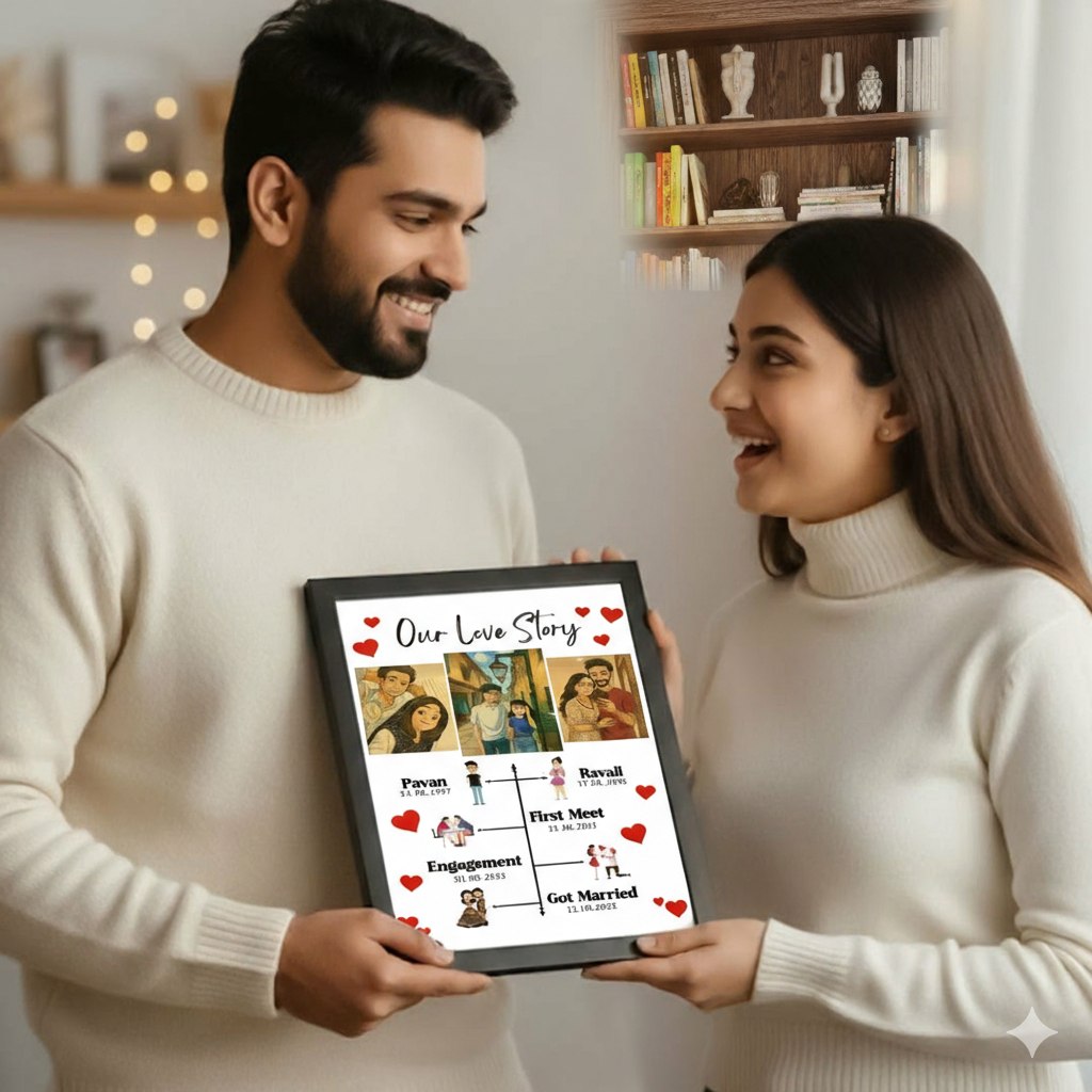 Our Love Story Photo Frame