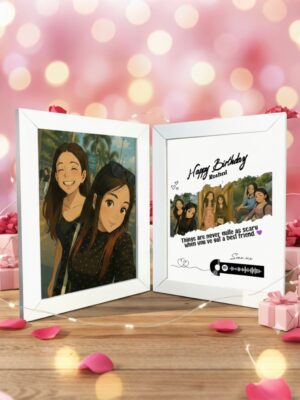 Double Side Customized Birthday / Anniversary Photo Frame