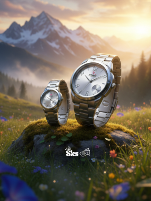 Romeo & Juliet Silver Couple Watches