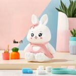 Silicon Rabbit Patting Lamp, Cute Night Light for Kids and Baby, Bedside Night Lamp