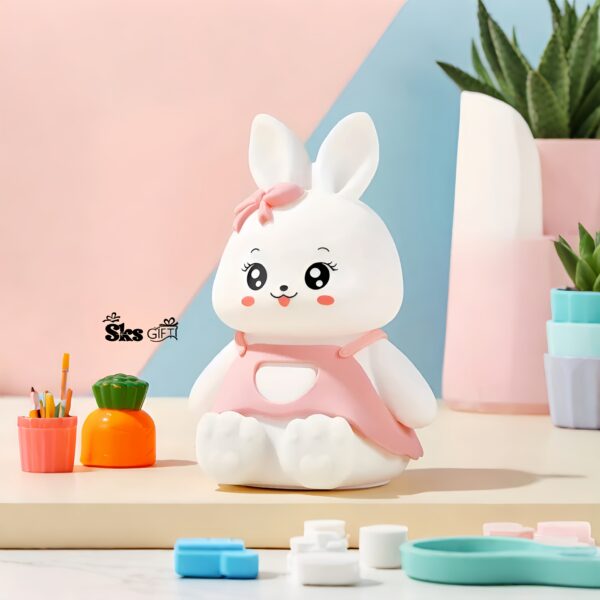 Silicon Rabbit Patting Lamp, Cute Night Light for Kids and Baby, Bedside Night Lamp
