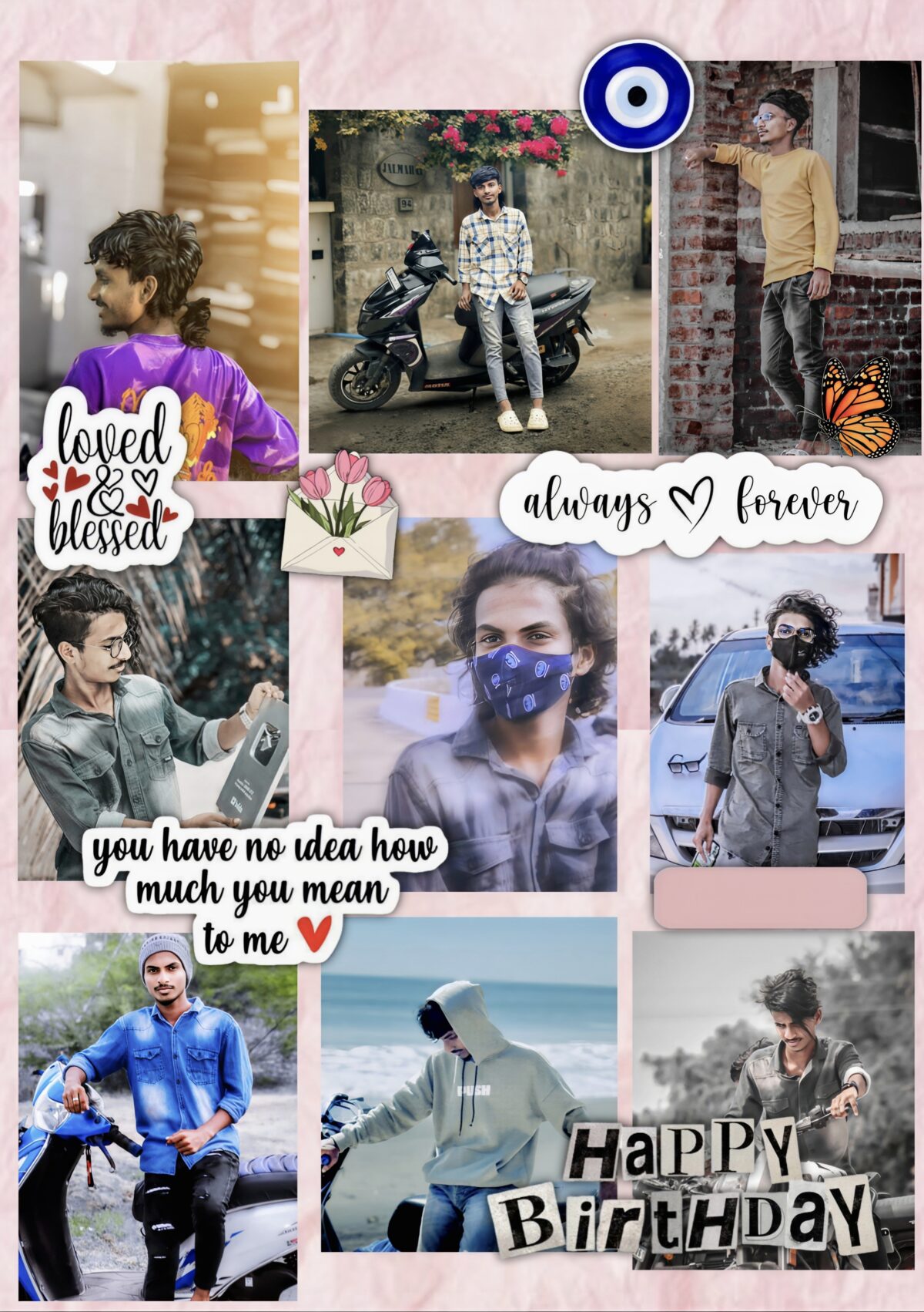 Customized Collage Photo Frame Birthday