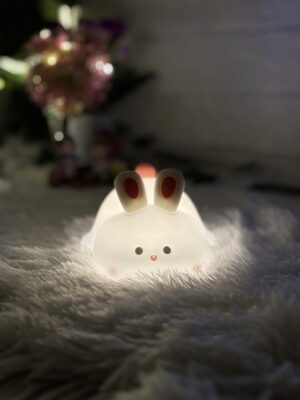 Rabbit Touch Silicone Night Lam