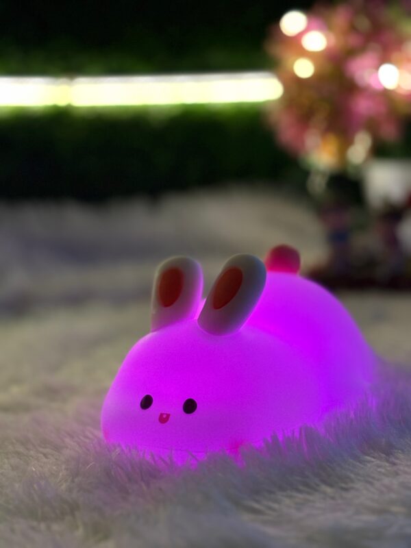 Rabbit Touch Silicone Night Lam