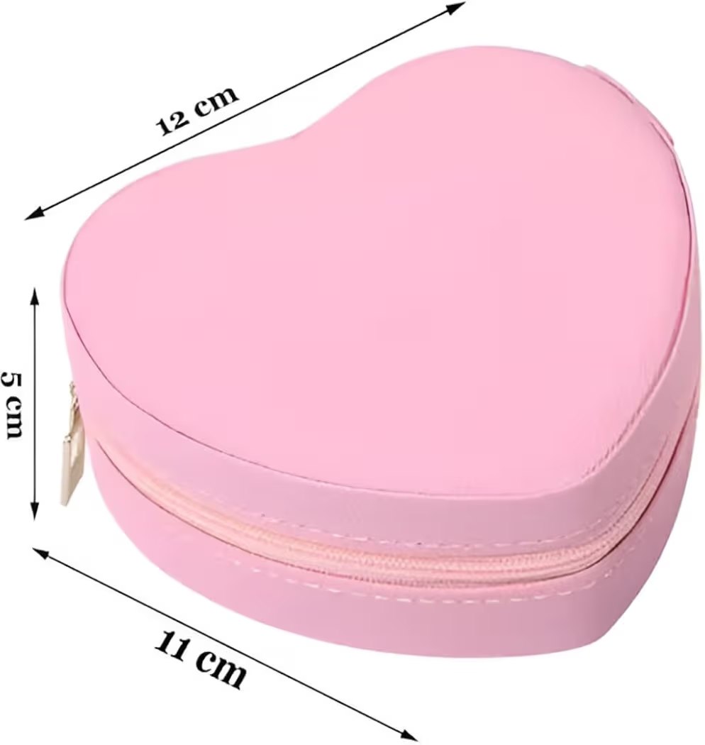 Mini Jewellery Box Heart And Square  shape
