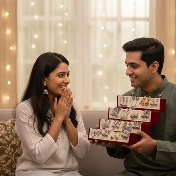 Jhumka Earrings Box 16 pcs set