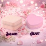Mini Jewellery Box Heart And Square  shape