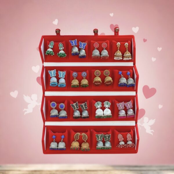 Jhumka Earrings Box 16 pcs set
