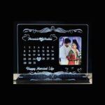 Personalized LED Calendar Photo Frame – Custom Message & Photo