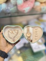 Mini Jewellery Box Heart And Square  shape