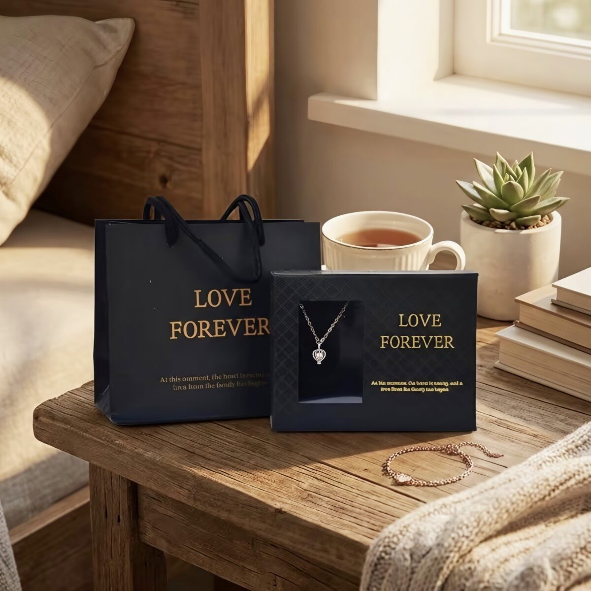 Wish Love Pearl Necklace Set - Gift for Her