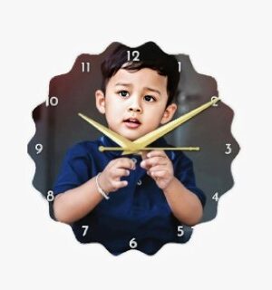 Personalized Acrylic Wal  Clock With Photo