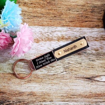 Beeta Printed Keychain