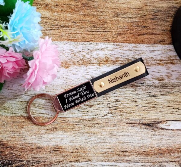 Beeta Printed Keychain