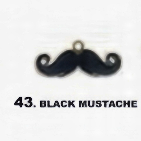 #43  - Black Mustache