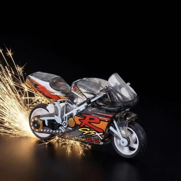 Premium High speed Friction Racing bike keychain with sparkle effect Key Chain