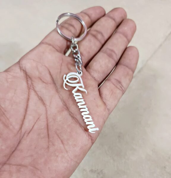 Personalized Name Keychain | Custom Single & Double Name Keychain
