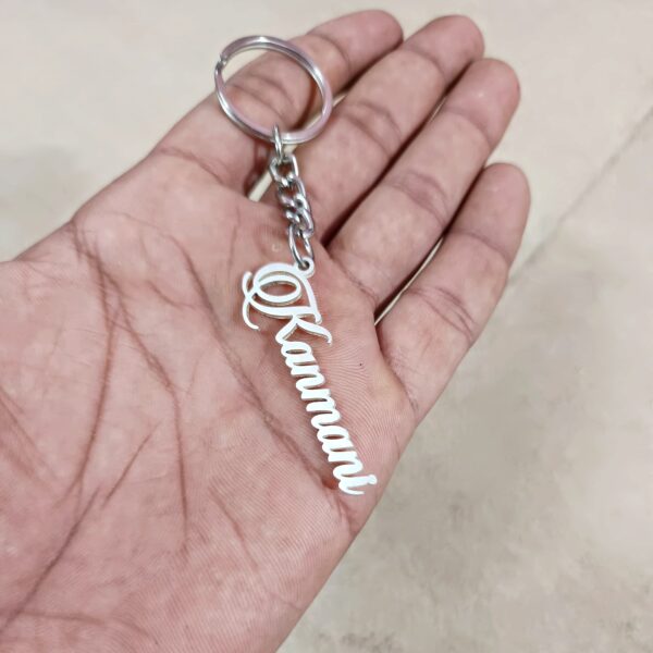 Personalized Name Keychain | Custom Single & Double Name Keychain
