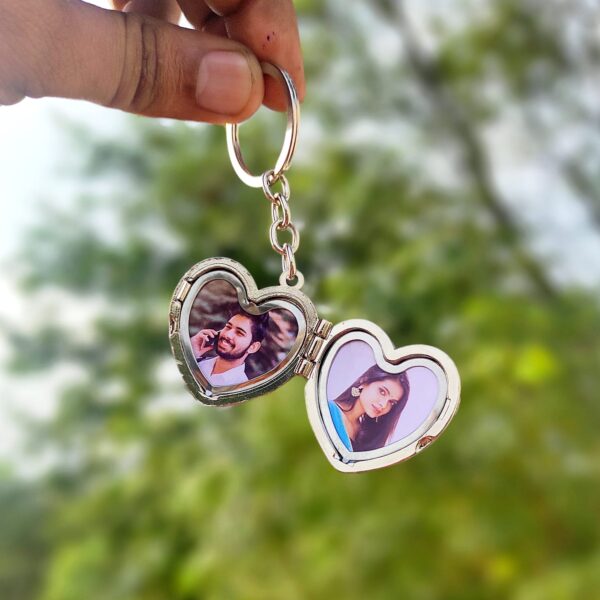 Personalized Photo Keychain | Custom Photo with Name Keychain Gift