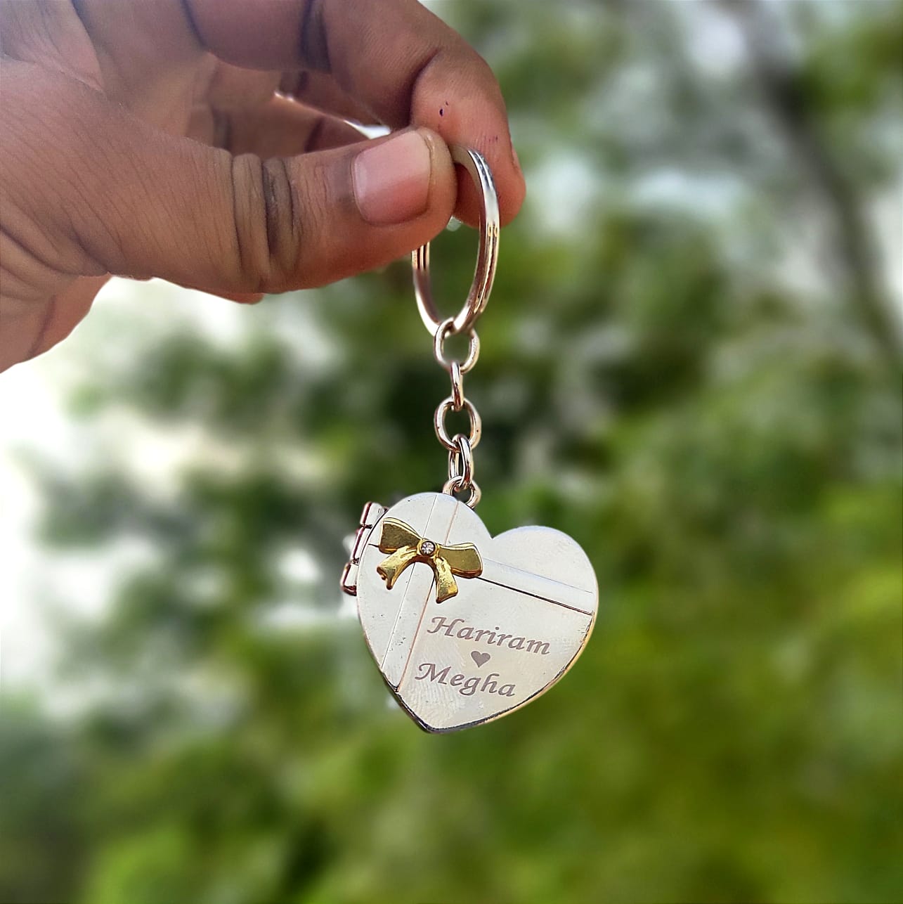 Heart Photo Keychain - Image 2