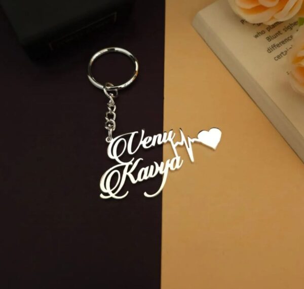 Customized Couples Keychain