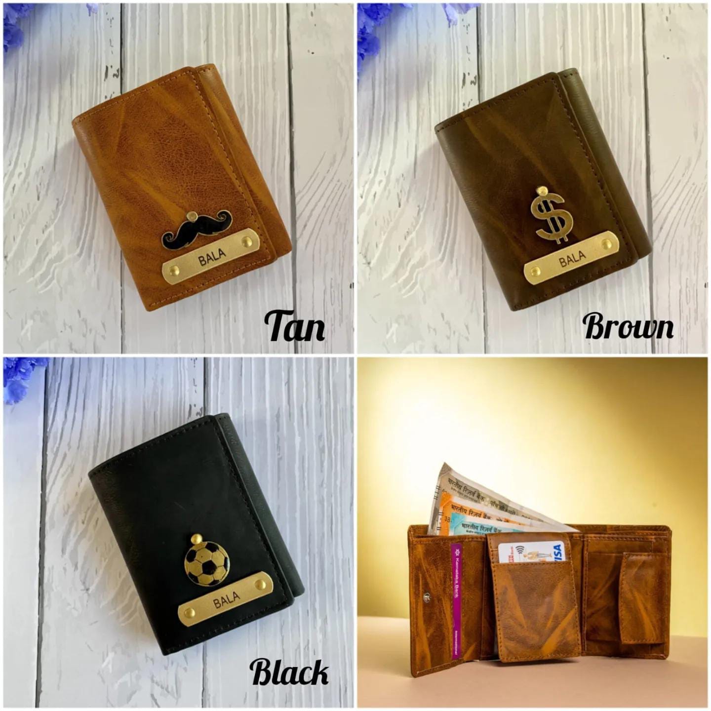 Mens 3 fold Wallet - Image 3