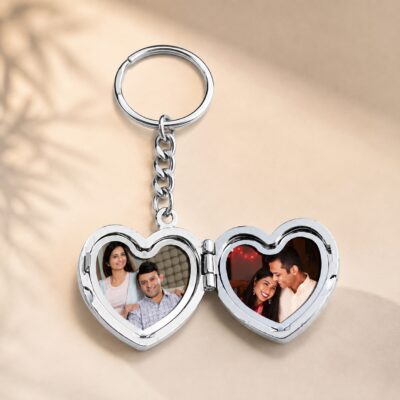 Heart  Photo Keychain