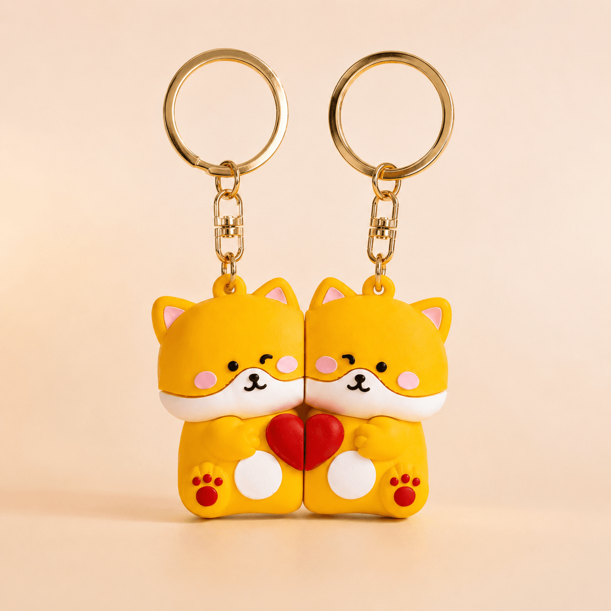 Hugging Couples Key Chain
