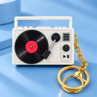Minute Record Key Chain