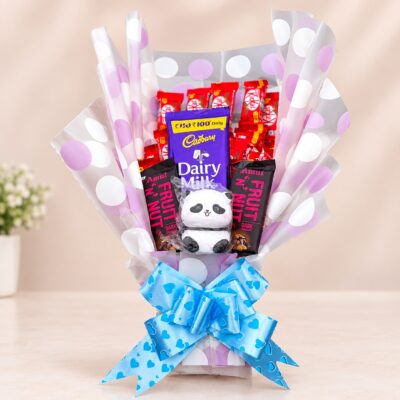 Chocolate & Panda Bouquet